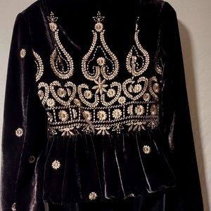 People Like Frank Velvet Jacket